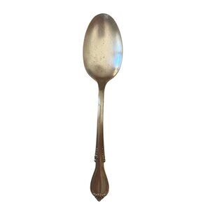 1847 Rogers Bros Memory Silverplate Vintage Teaspoon 6" Elegant Floral Handle